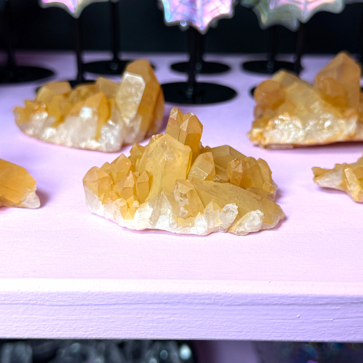 Tangerine Quartz Cluster