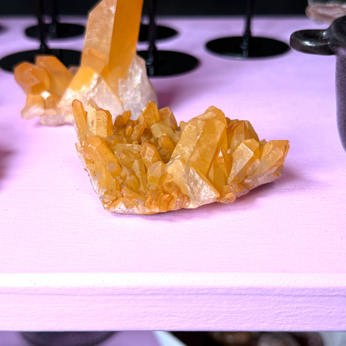 Tangerine Quartz Cluster