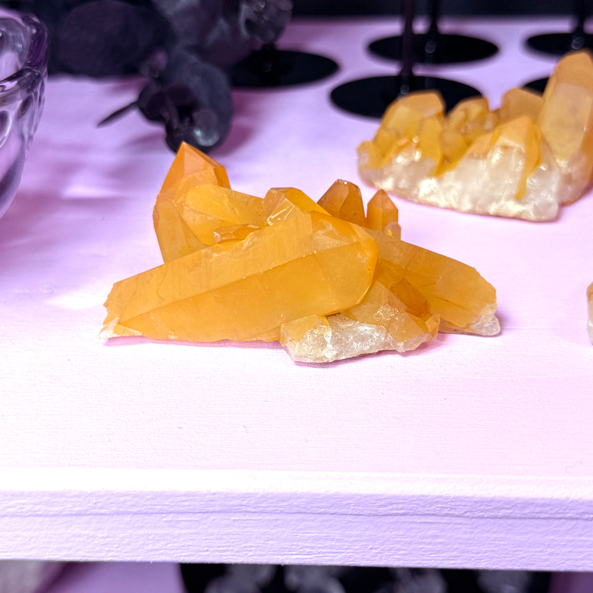 Tangerine Quartz Cluster