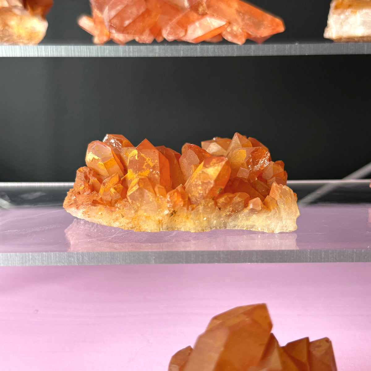 Tangerine Quartz Cluster