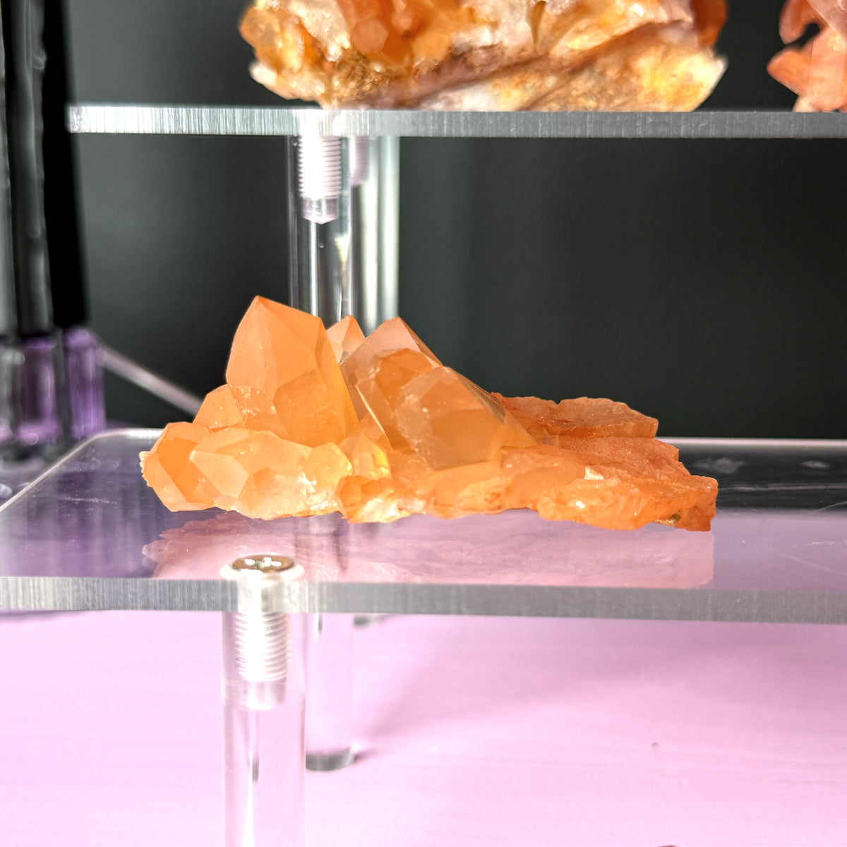 Tangerine Quartz Cluster
