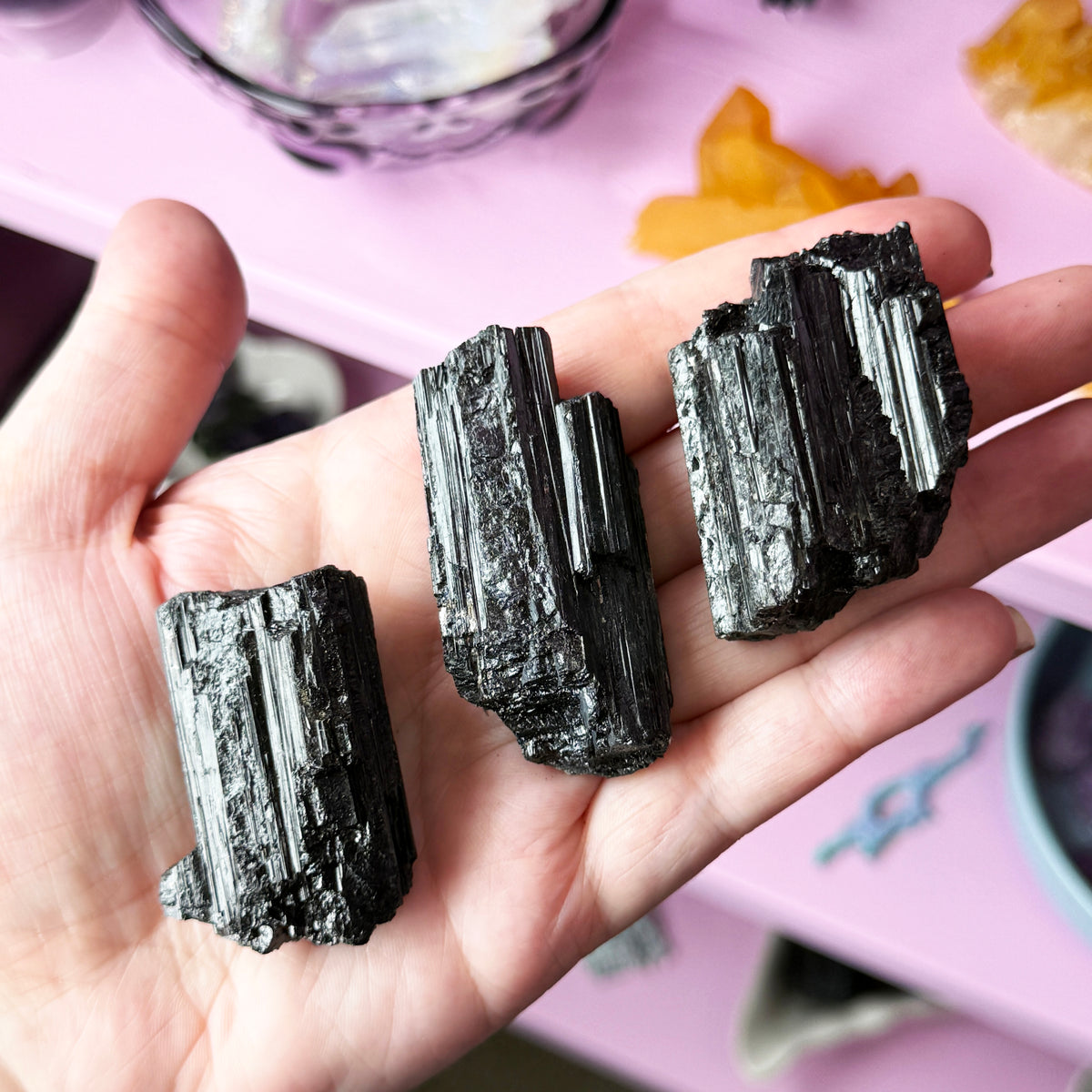 Raw Black Tourmaline