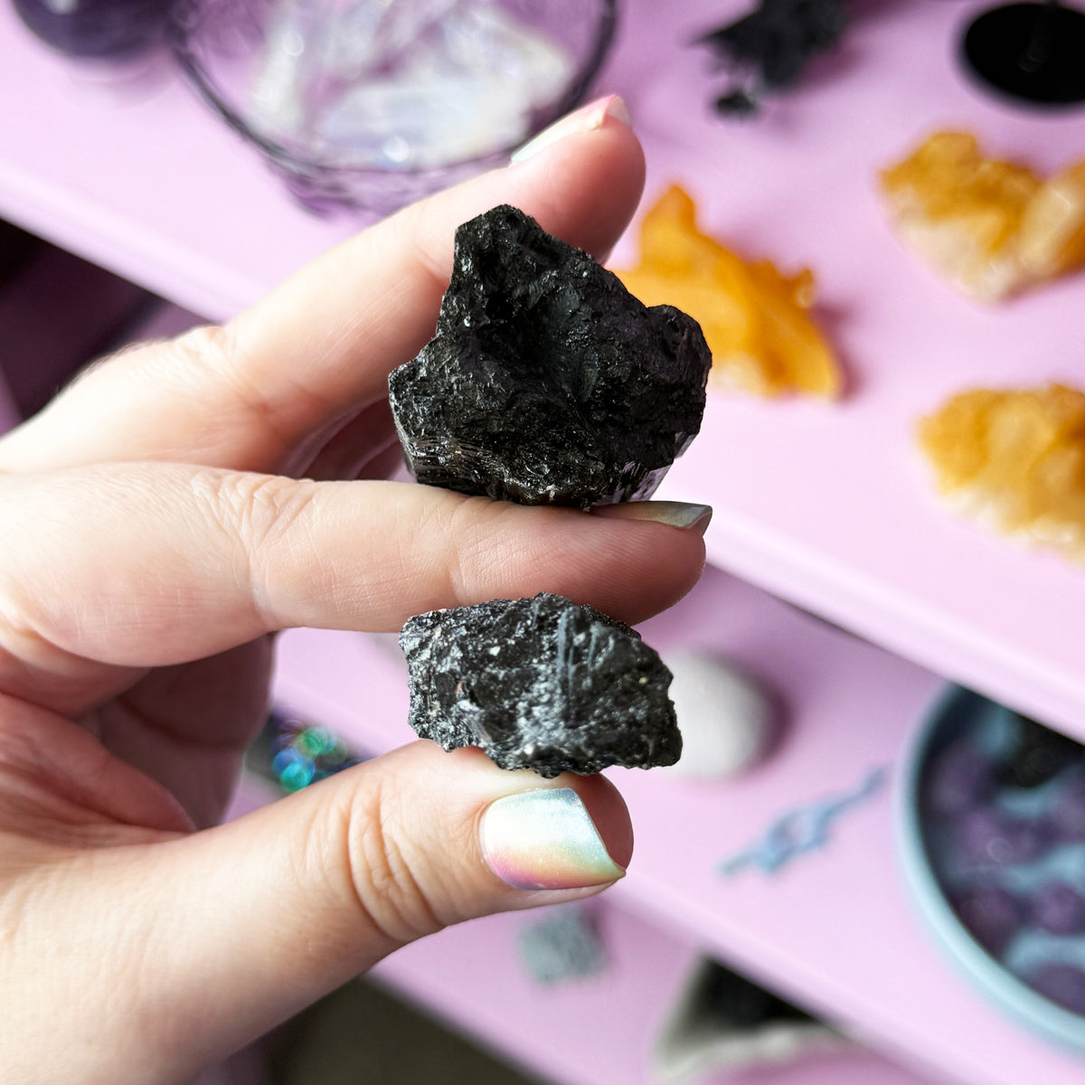 Raw Black Tourmaline