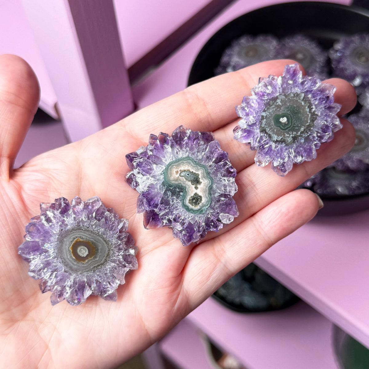 Amethyst Stalactite Slice