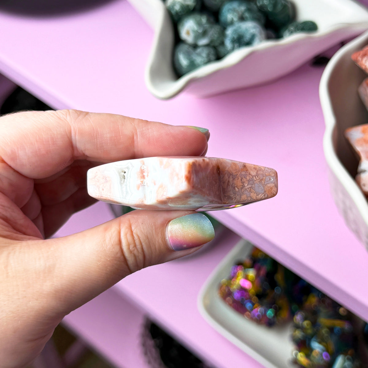 Cotton Candy Agate Star