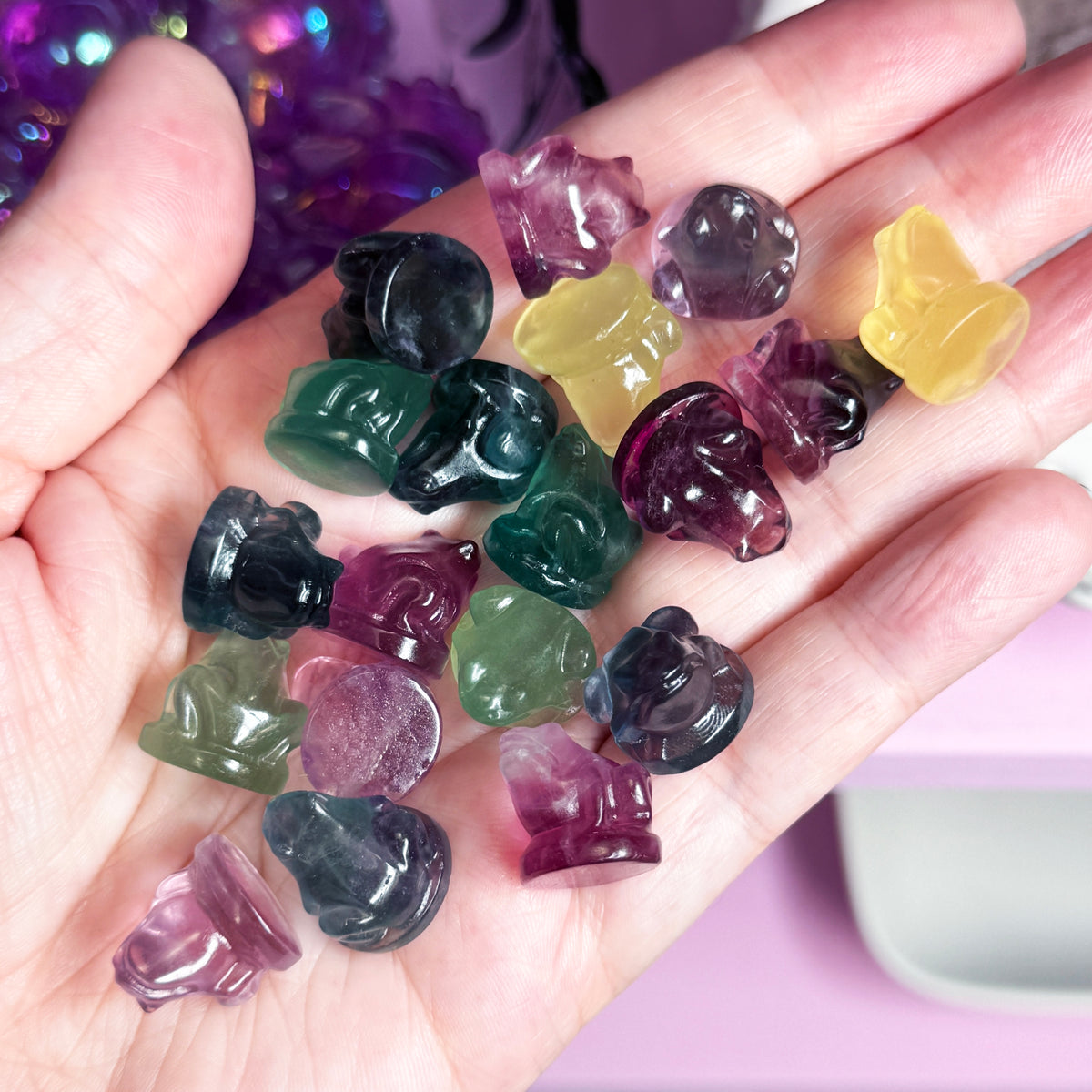 Mini Fluorite Frog