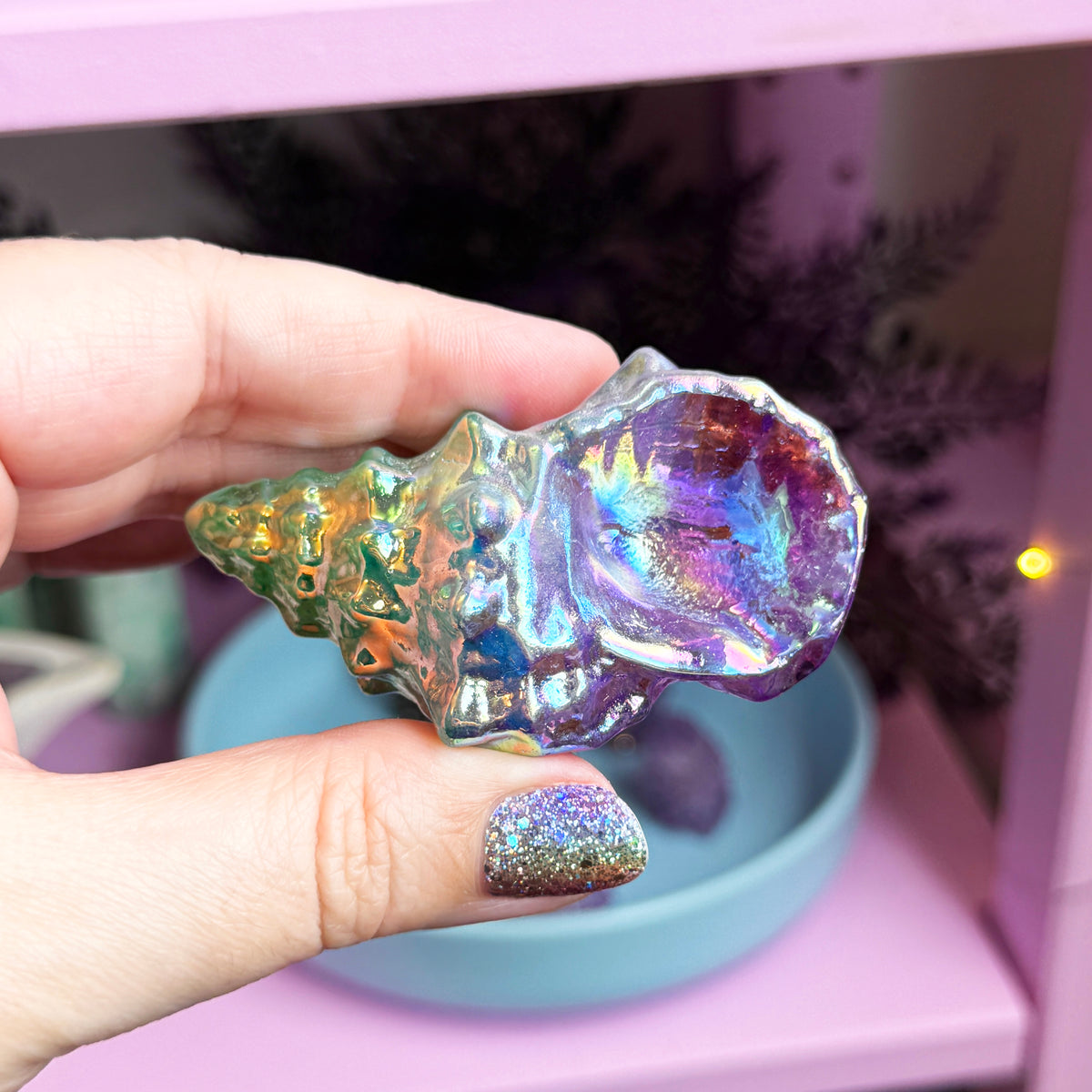 *MISFIT* Purple/Green Gradient Aura Shell