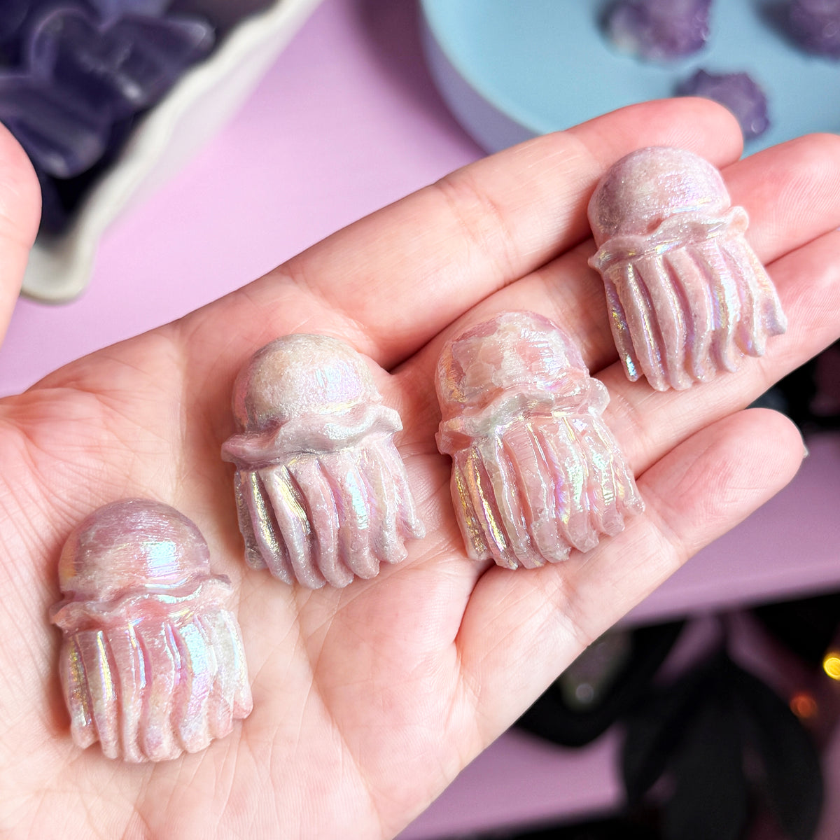 *MISFIT* Aura Pink Opal Jellyfish