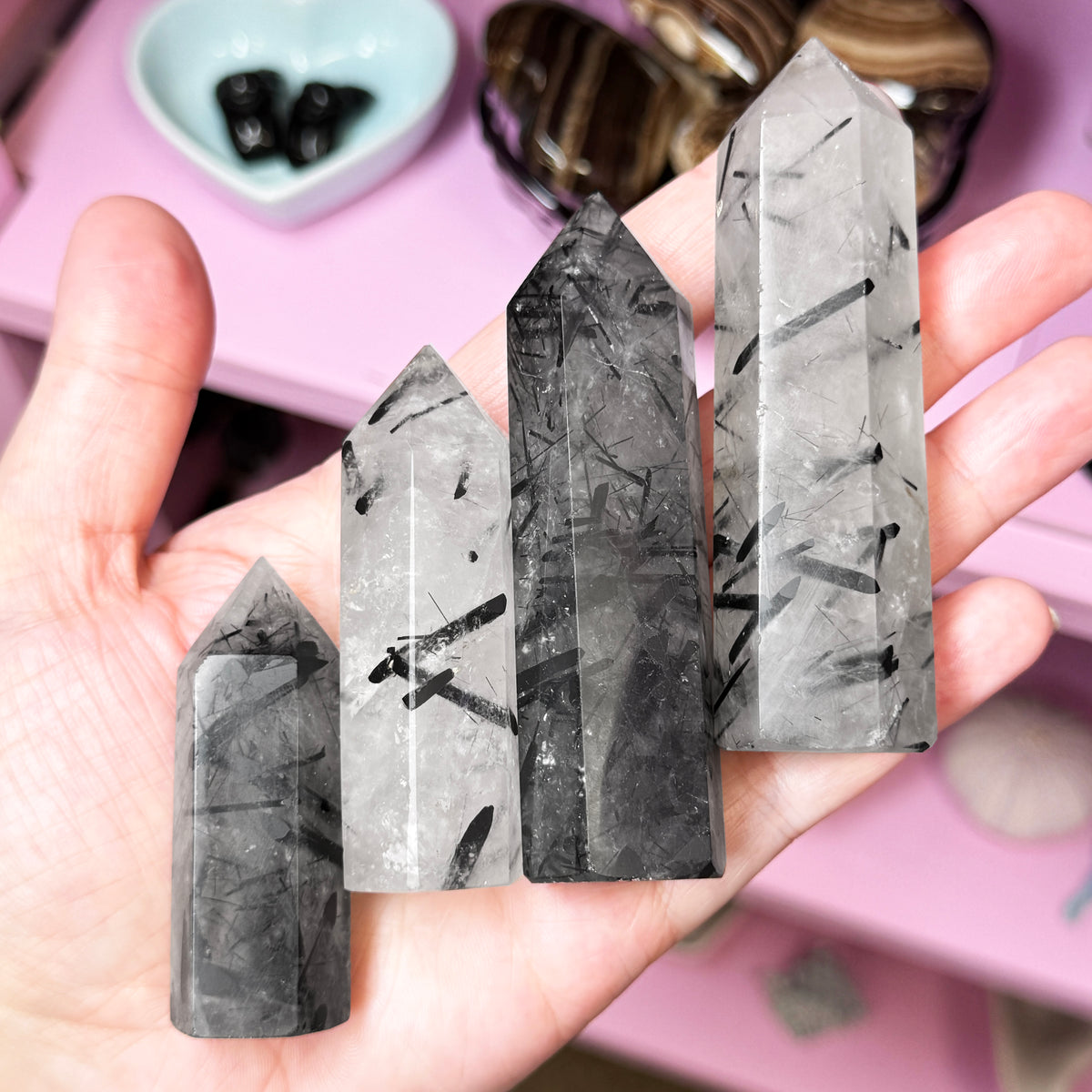 *MISFIT* Tourmalated Quartz Tower