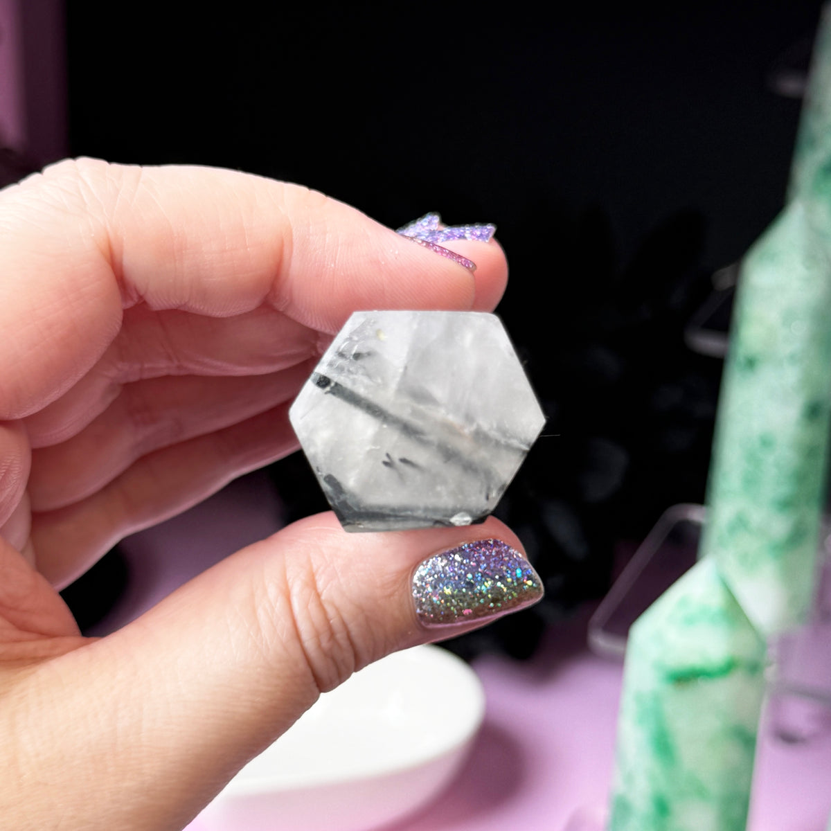 *MISFIT* Tourmalated Quartz Tower