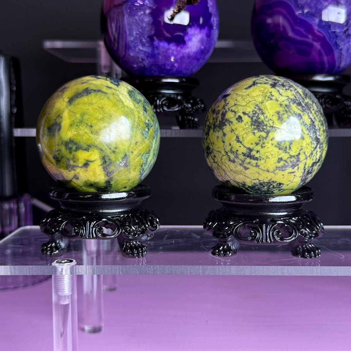 Serpentine Sphere + Stand