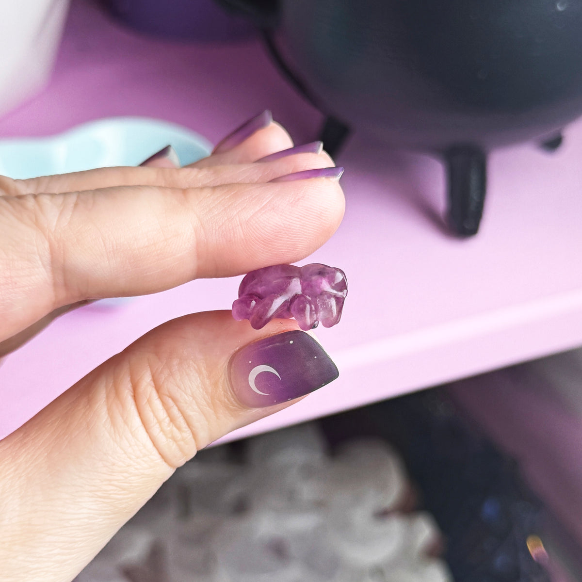 Mini Fluorite Spider