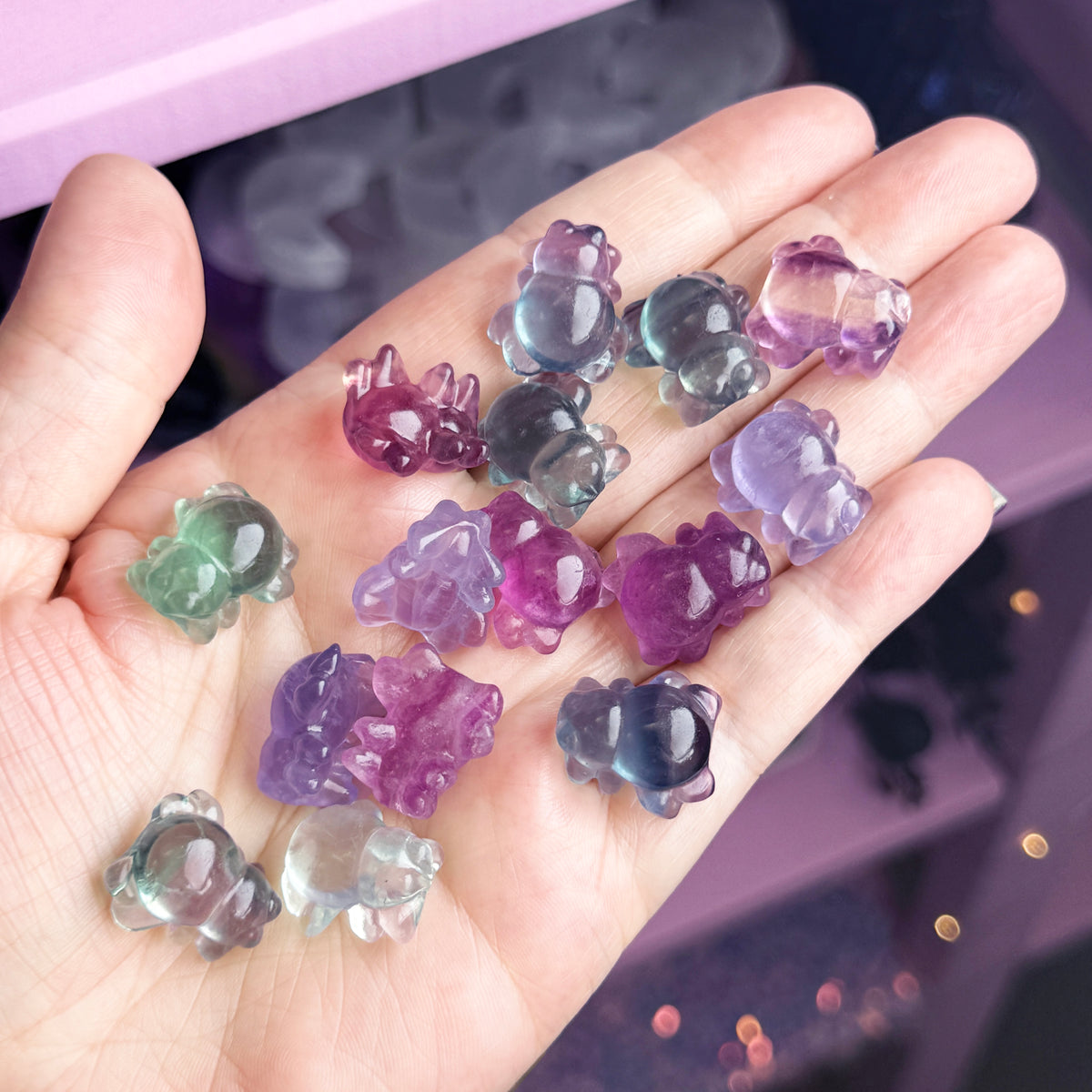 Mini Fluorite Spider
