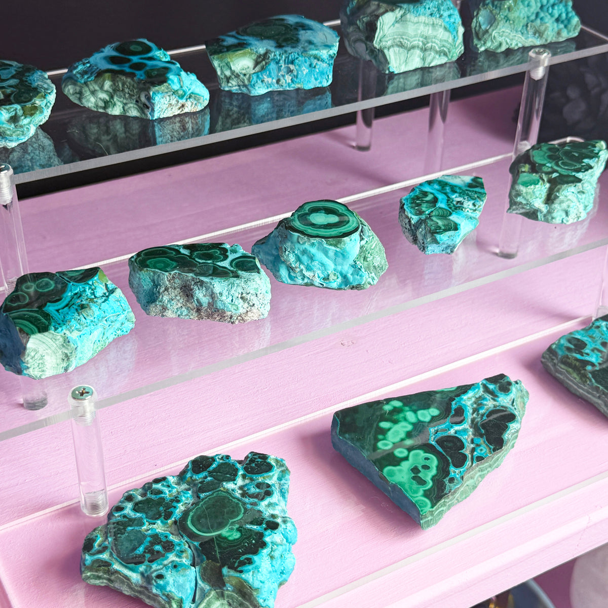 Malacolla Freeform (Malachite + Chrysocolla)