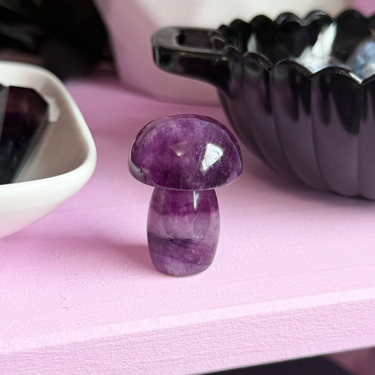Fluorite Mushroom