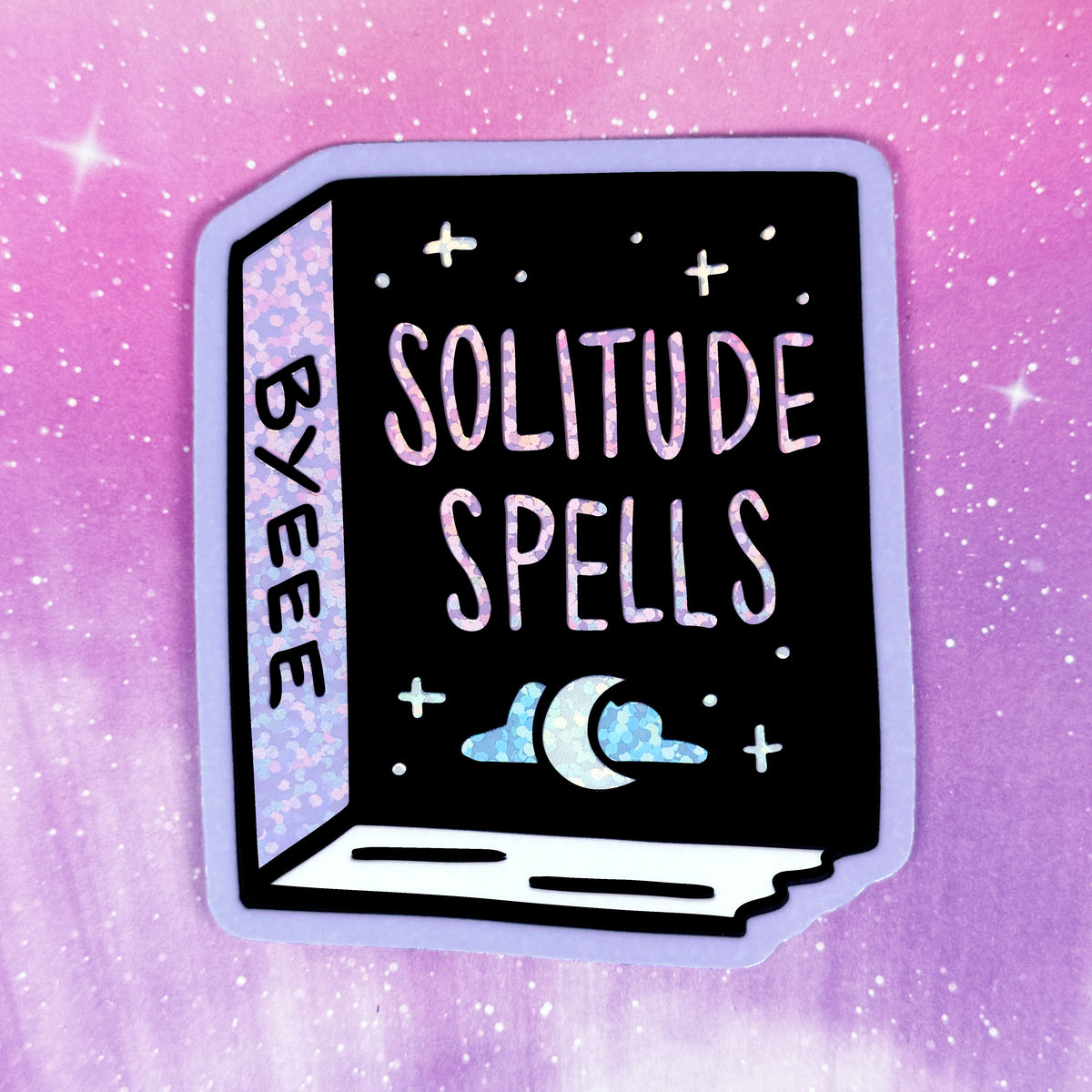 Solitude Spells // Glitter Sticker