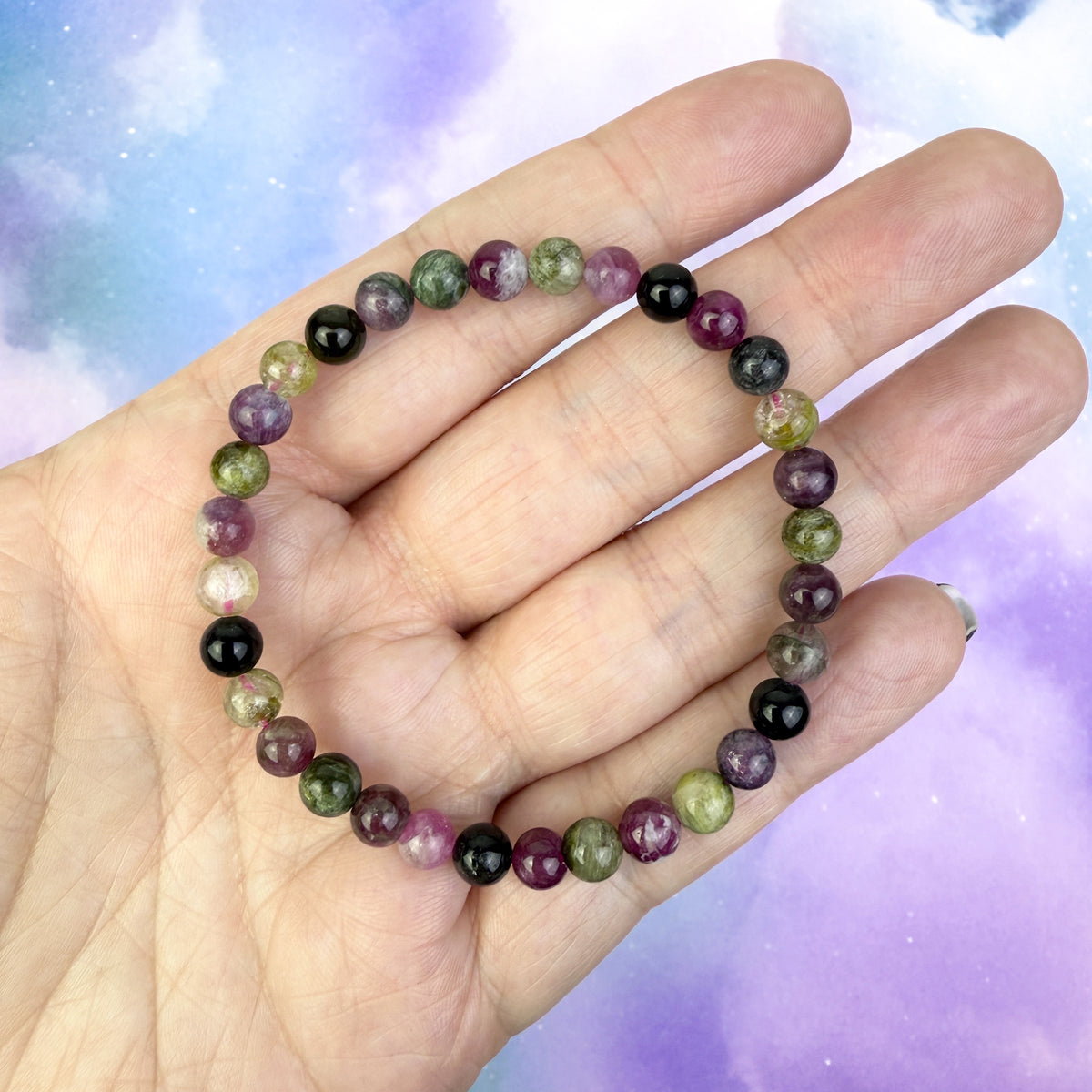 Rainbow Tourmaline Bracelet