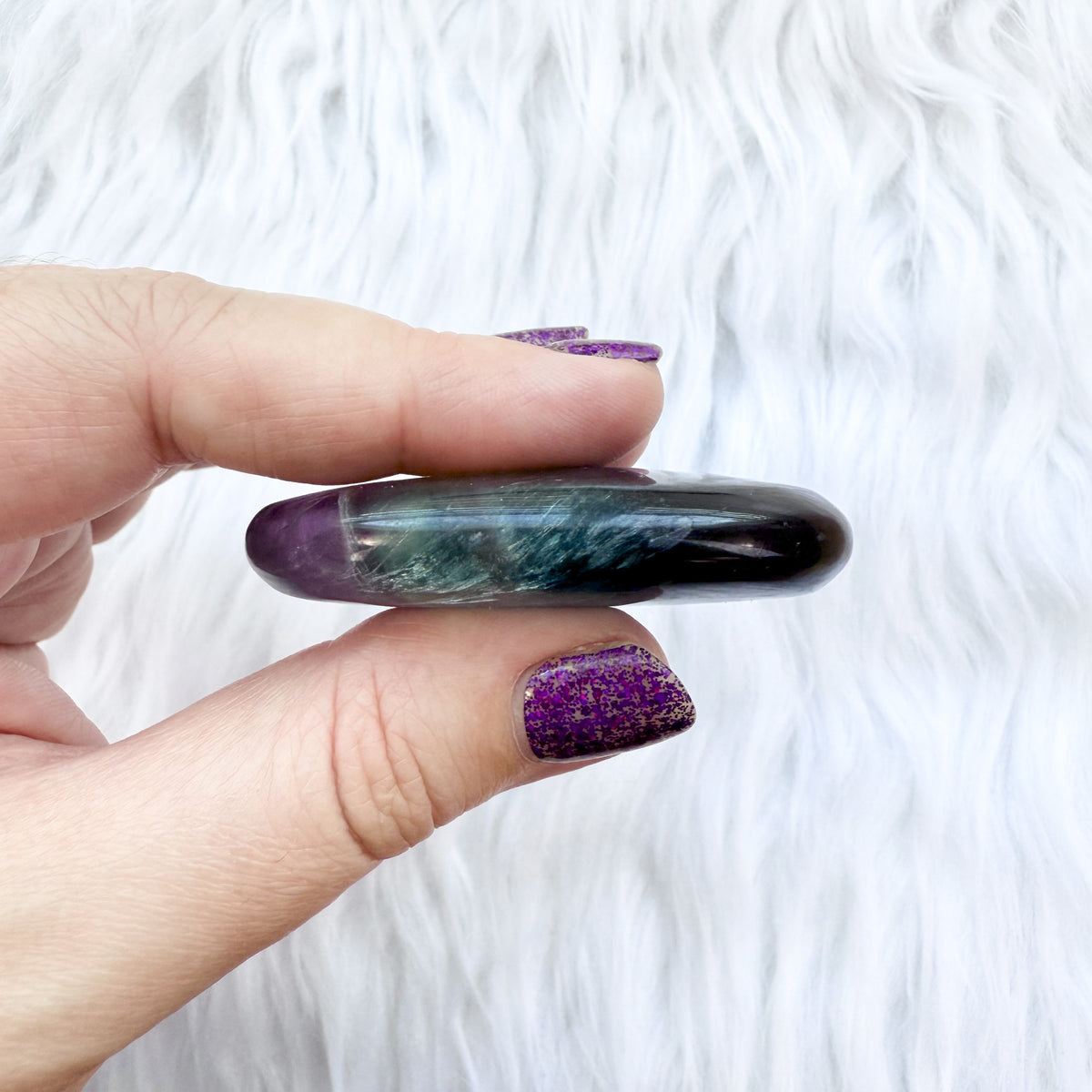 Fluorite Palm Stone