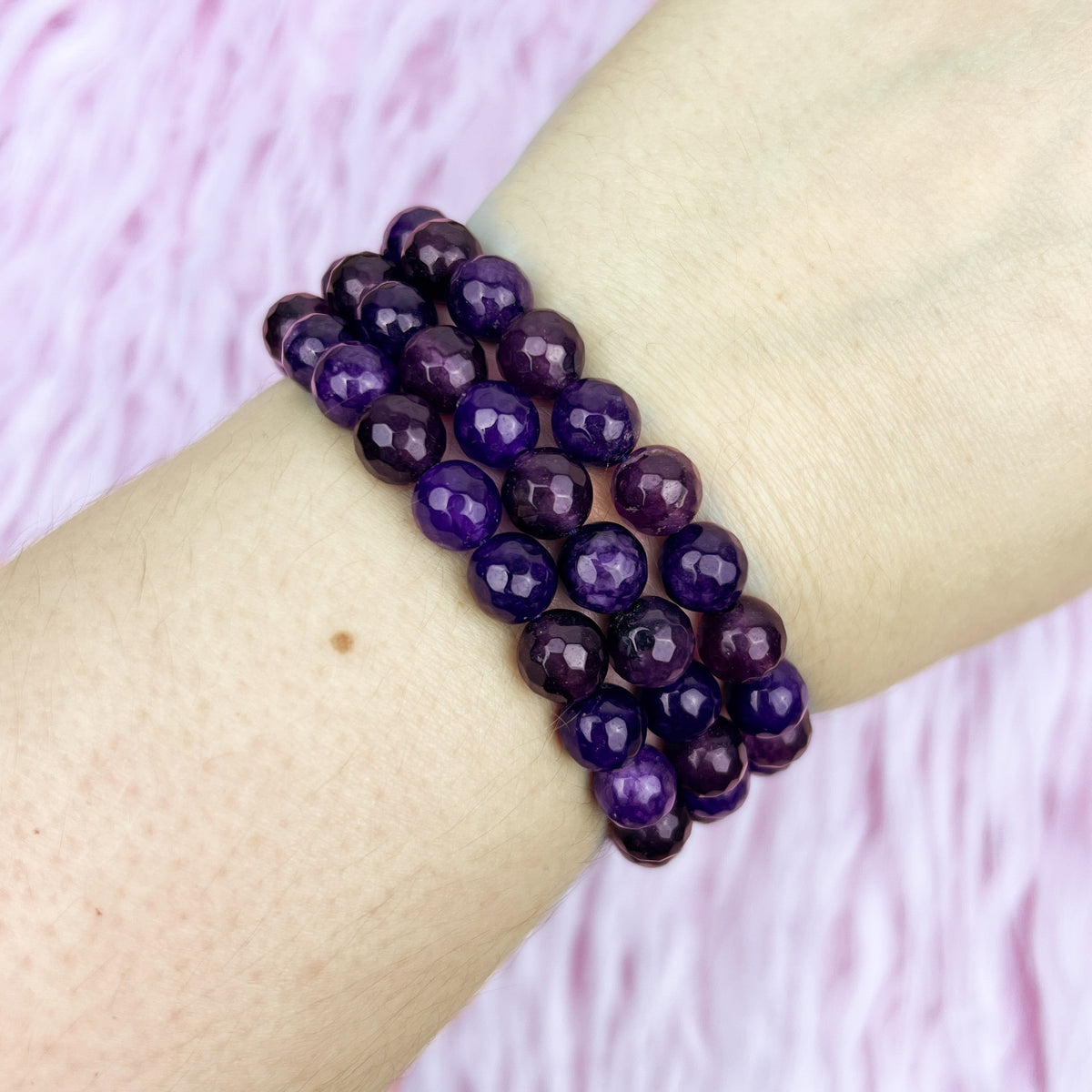 Faceted Fluorite Bracelet