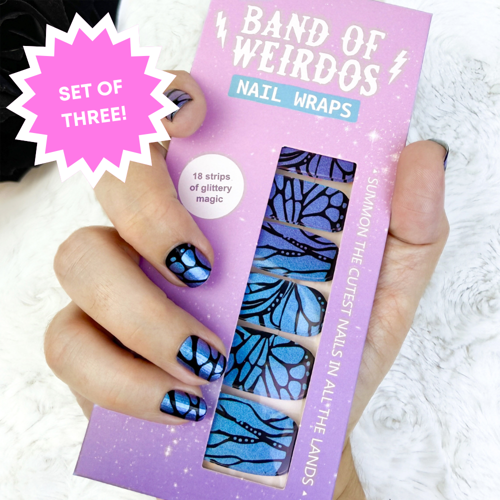BUNDLE OF 3! Color Shift Wings // Nail Wraps