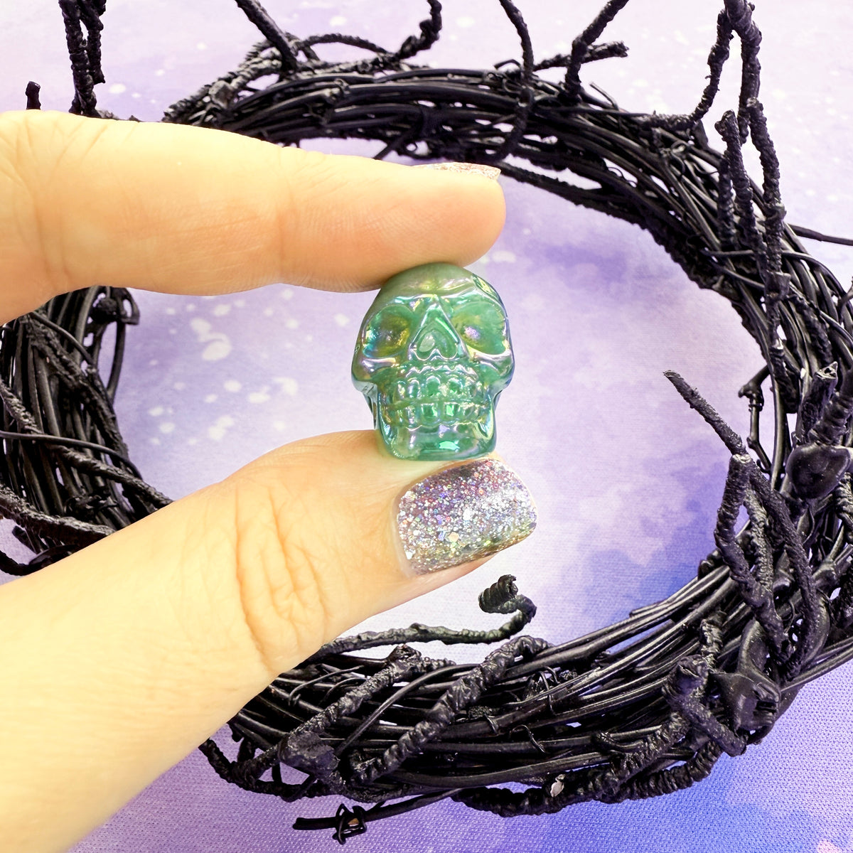Green Aventurine Skull Green Aventurine Skull