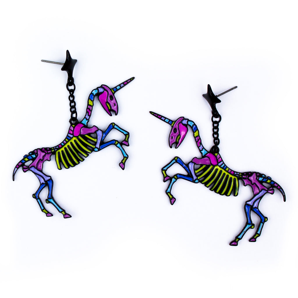 Unicorn Skeletons // Earrings