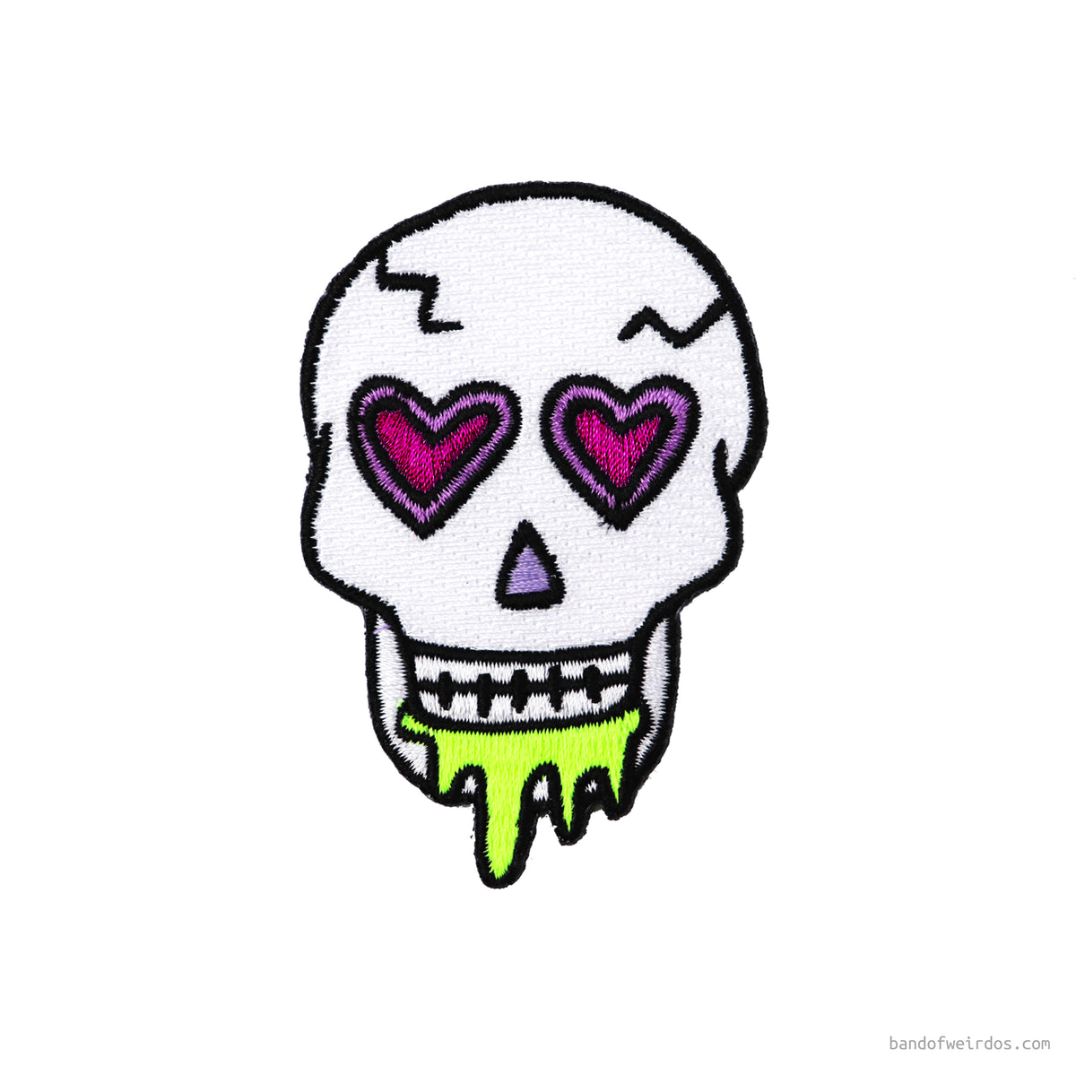 Heart Eyes Skull // Patch