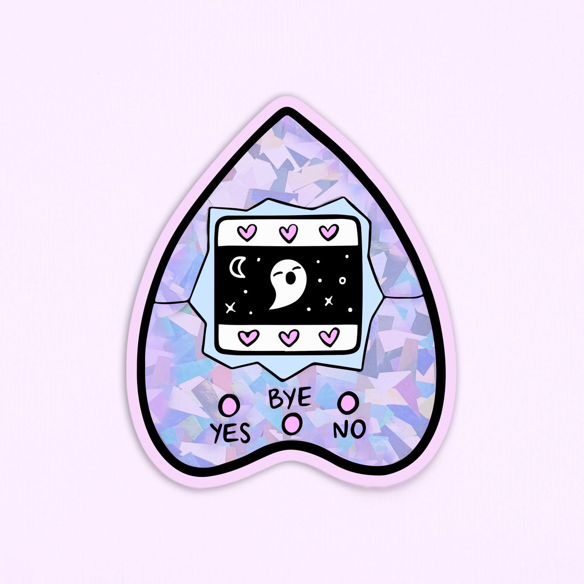 Tamaghostie // Prismatic Sticker